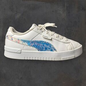 Puma Jada L Island Daze Womens US Size 8 White Blue Sneaker Shoes‎ 386417-01